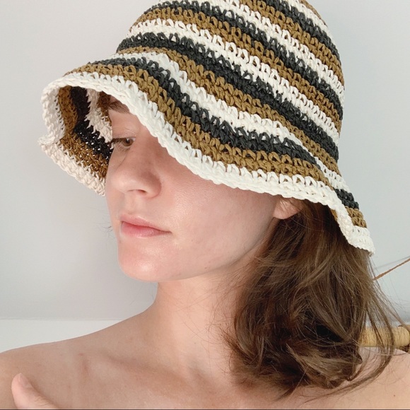 Vintage Accessories - ‼️SOLD on Depop‼️Vintage floppy bucket hat